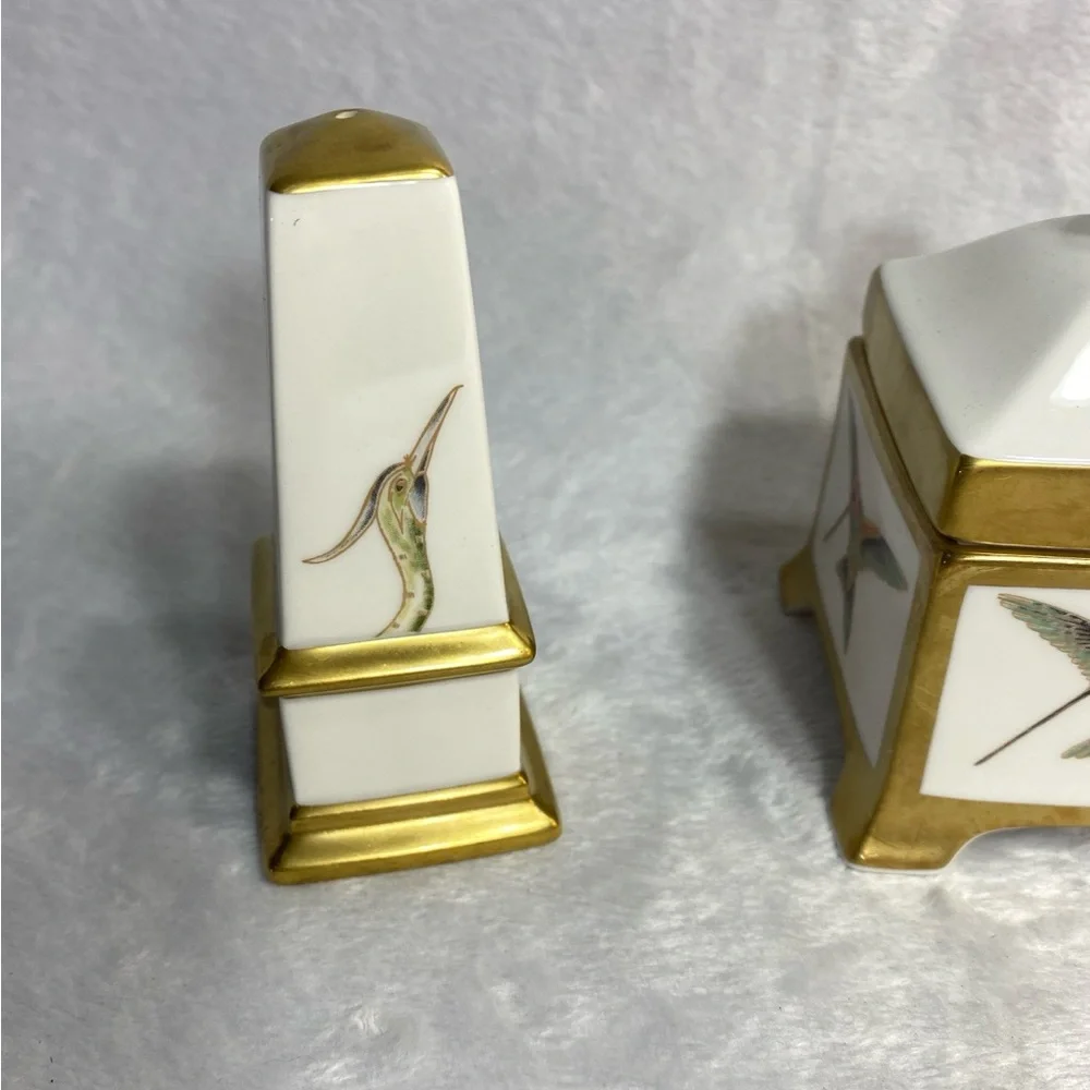 Vintage Villeroy & Boch Classic Collection Charleston Birds Salt/Pepper Sugar - Picture 3 of 14